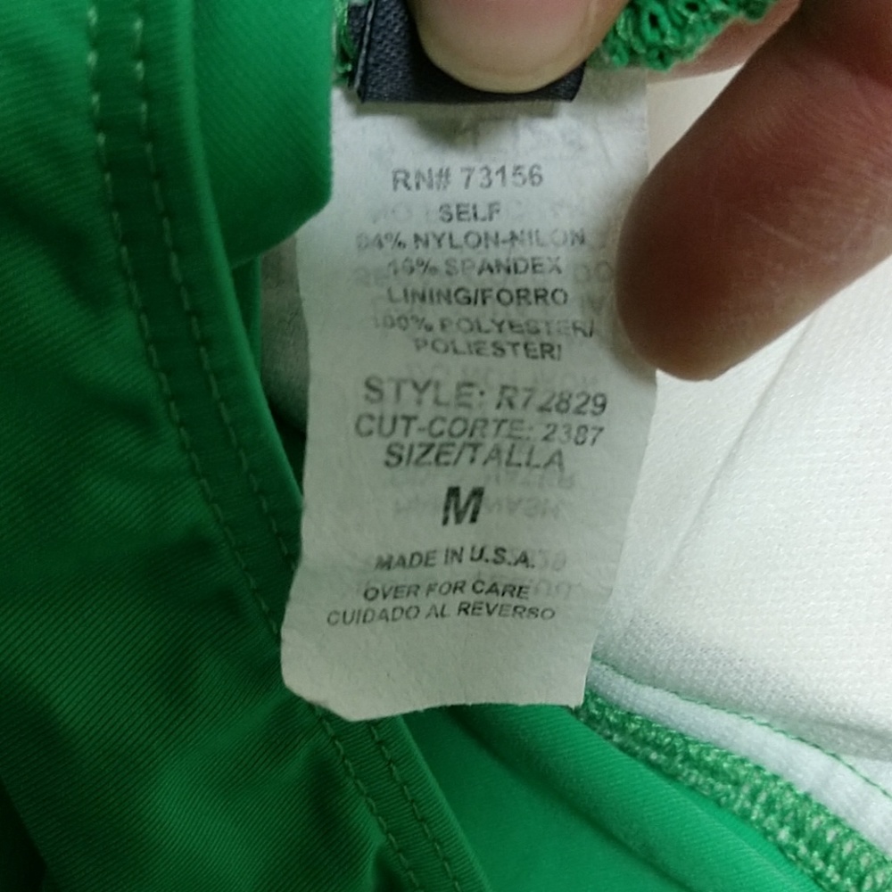 Kenneth Cole REACTION green swim tank - Picture 5 of 6